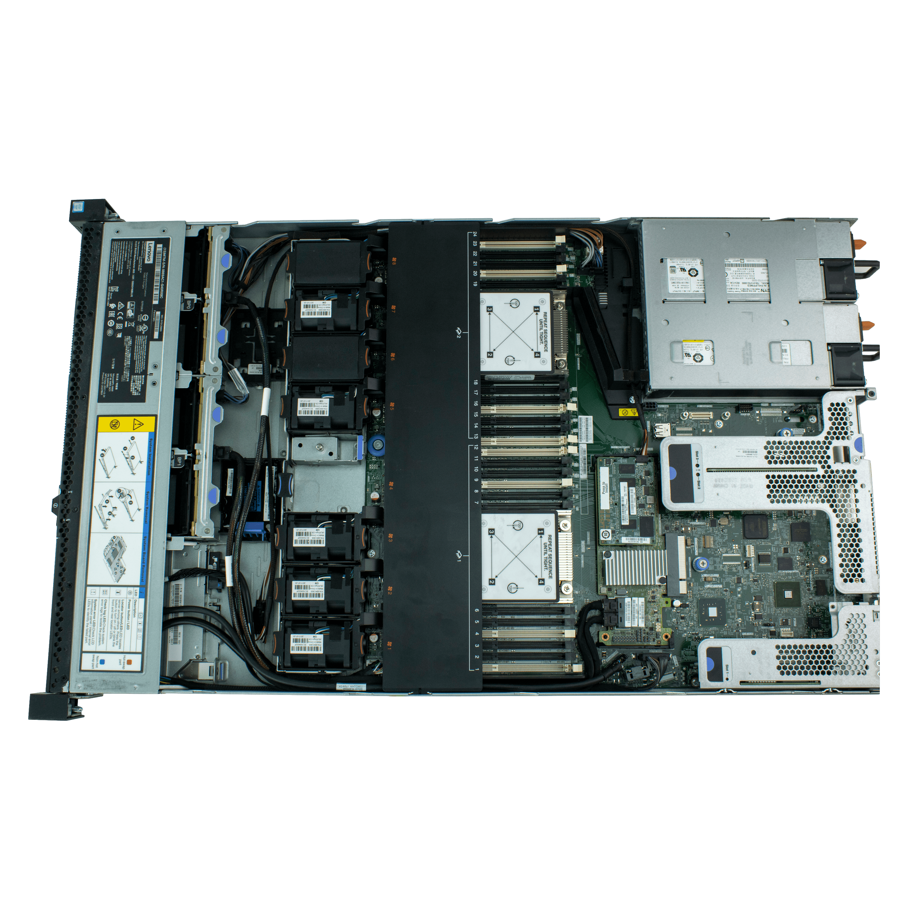 Сервер Lenovo x3550 M5 noCPU 24хDDR4 softRaid IMM 2х550W PSU Ethernet 4х1Gb/s 8х2,5" FCLGA2011-3 (4)